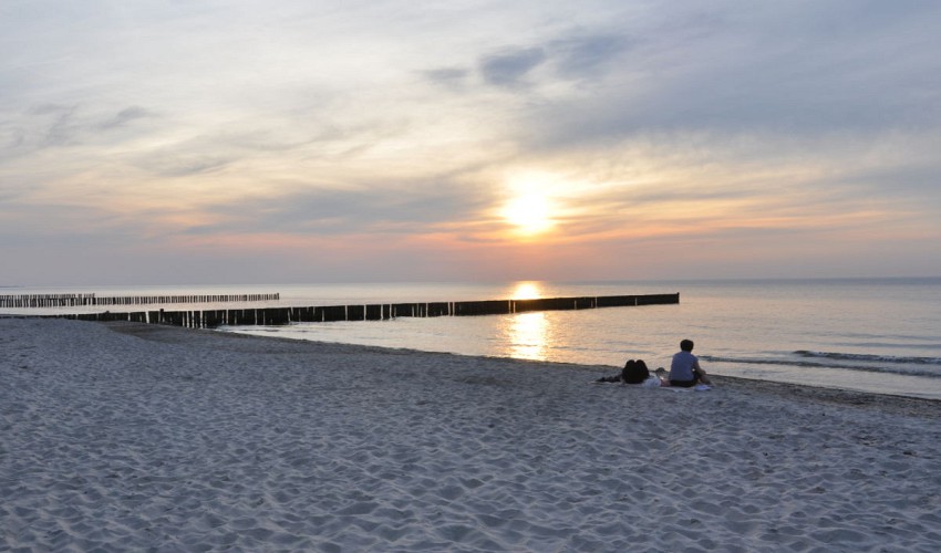 Abendstimmung am Ostseestrand