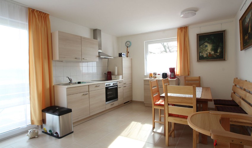 Küche, ideal für eine größere Familie