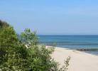 Naturstrand mit Steilküste