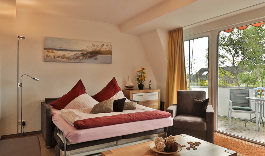 eine Schlafgelegenheit für 2 Erwachsene