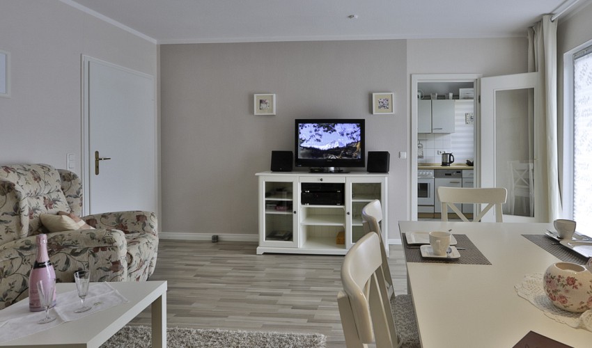 der Blick zur Küche