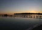 Sonnenuntergang am Salzhaff