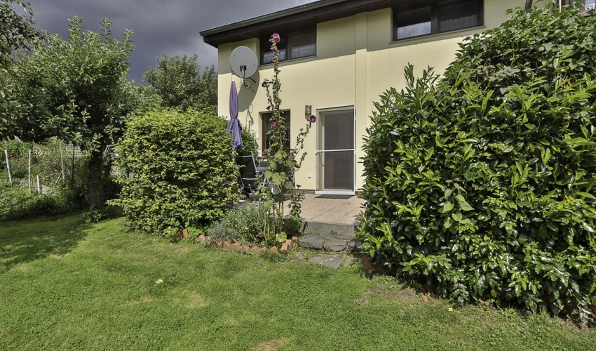 Blick zur Terrasse