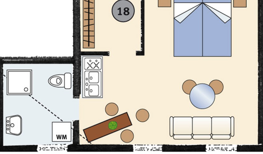 Wohnungsgrundriss