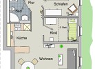 Grundriss der Wohnung