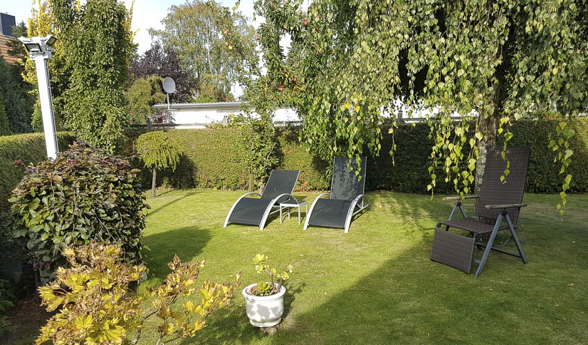 Garten mit Teich - ideal zum Entspannen