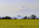 Fähre am Horizont