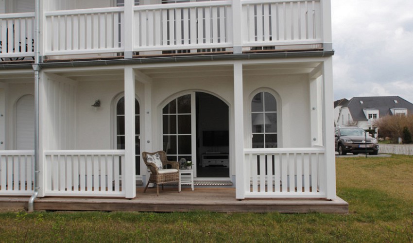 Balkon der FeWo Strandlust