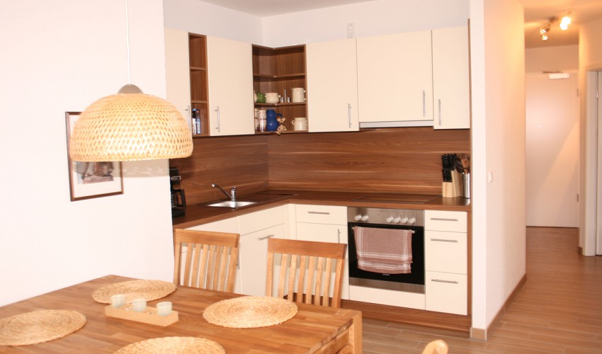 voll ausgestattete Küche