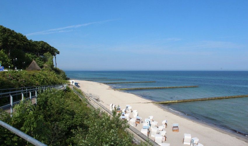 langer Strand in Richtung Börgerende