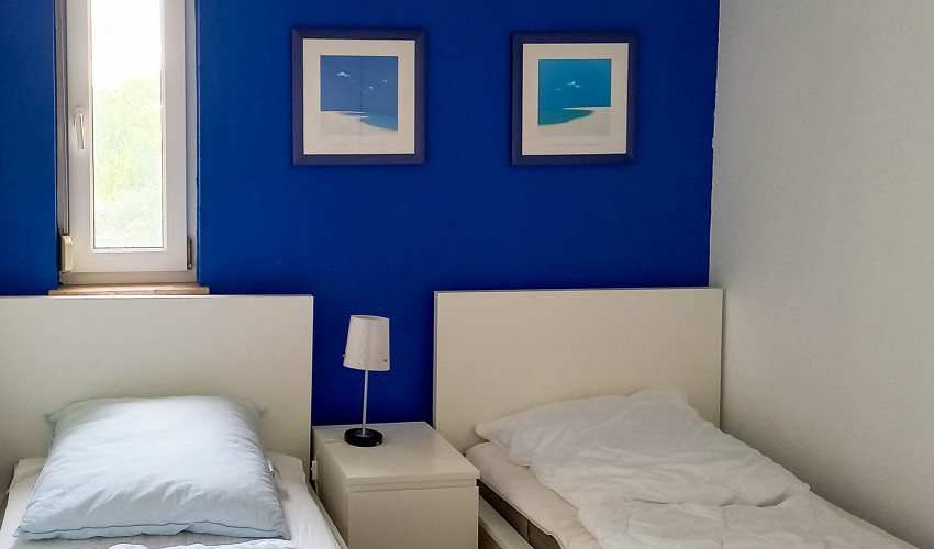 Schlafzimmer mit Einzelbetten