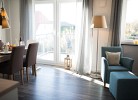 Blick zum Balkon